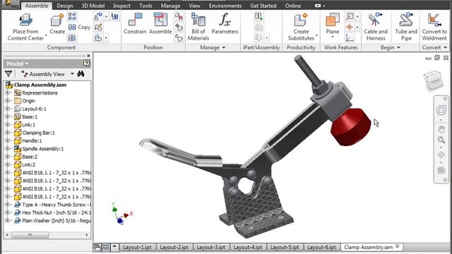 Autodesk Inventor 2013 - Flexible Block Assemblies смотреть онлайн