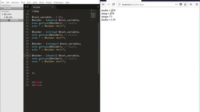 07 How to change Data Type through CASTING in PHP - PHP & MySQL Tutorial in Urdu (Basic to Advance) смотреть онлайн