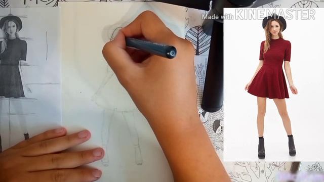 Рисуем человека/как нарисовать человека акварелью #акварель #скетчинг смотреть онлайн