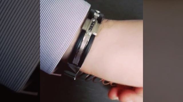 Браслет мужской из каучука, серебра и вставками золота и шпинелью. Zancan EXB294 смотреть онлайн