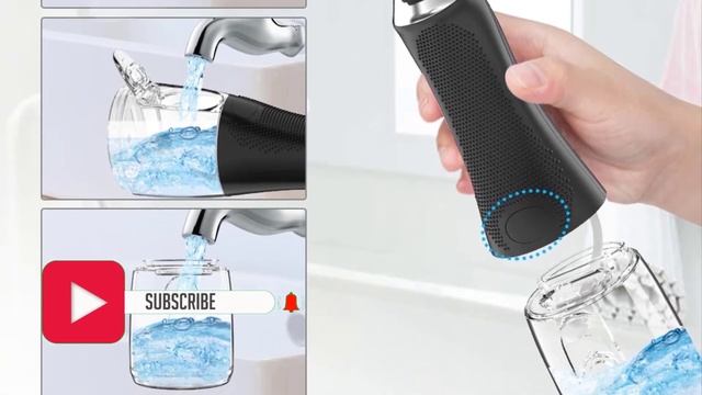 Best Portable Oral Irrigator | Dental Water Flosser Jet | Rechargeable Dental Teeth Cleaner смотреть онлайн