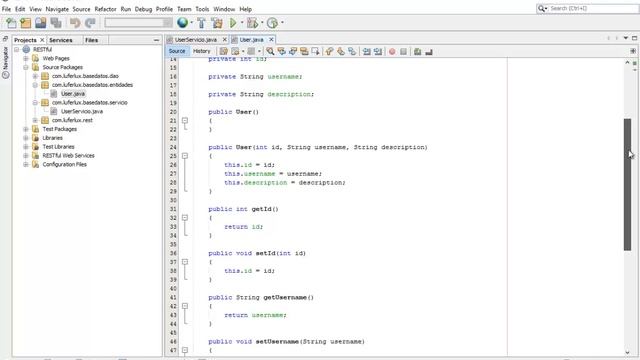 Servicio Web REST ful JSON en Java con MySQL y Apache Tomcat смотреть онлайн
