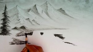 Drawing/ Pencil drawing landscape scenery easy ways/ gp like/