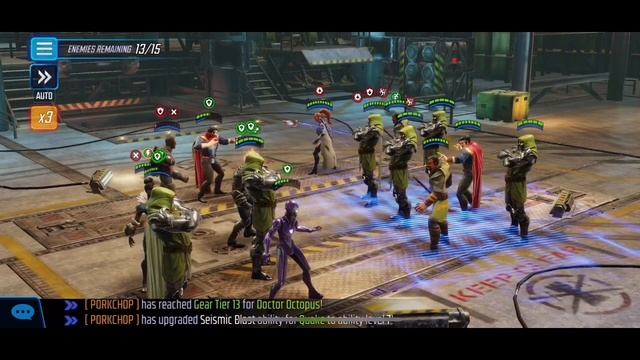 Doom War | 3-9 | 318K Team | Node 9 - Final | Three Star Guide - Marvel Strike Force - Free to Play смотреть онлайн