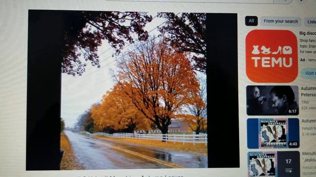 Грапелли играет "Осенние листья". Лёгкий джаз. смотреть онлайн