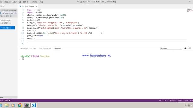 FUN WITH PYTHON number guessing game with mail notification смотреть онлайн