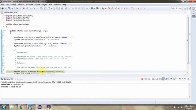 How to use between method of Period Class? | Java 8 Date and Time смотреть онлайн