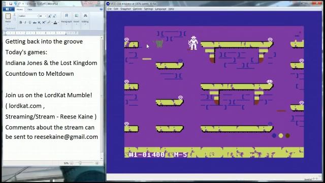 Indiana Jones in The Lost Kingdom (C=64) смотреть онлайн