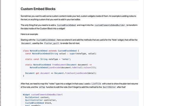 Flutter Quill - Custom Embed Blocks смотреть онлайн