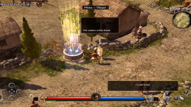 EGG NS 2.1.5, Titan Quest gameplay, best setting 60fps, SD 855 12|256 смотреть онлайн