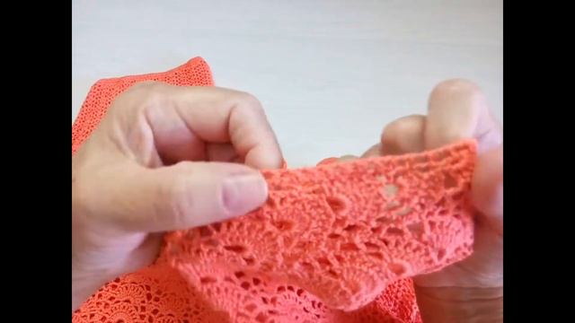 Летний пуловер крючком из хлопка. Обзор. схемы смотреть онлайн