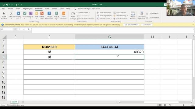 Menghitung Faktorial dengan menggunakan microsoft excel смотреть онлайн