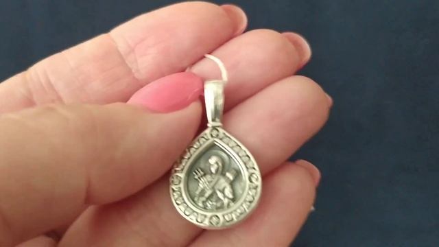 В244. С Благовещением! Кресты нательные и образочки из серебра 925. смотреть онлайн