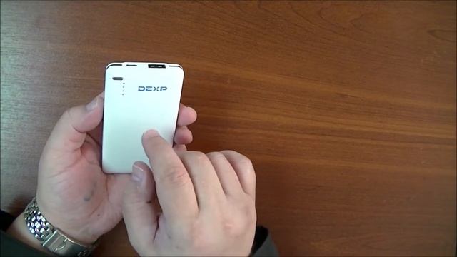Внешний аккумулятор Dexp Slim S - Емкости 4000 mA вполне достаточно Два раза. смотреть онлайн