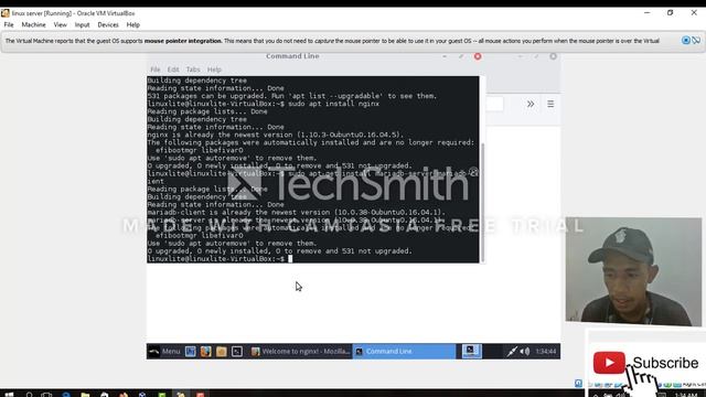 Tutorial installasi LEMP (LINUX+ NGINX+MySql/mariadb+php) смотреть онлайн