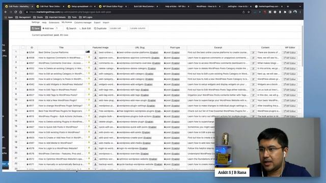 WP Sheet Editor Review - Bulk Edit WordPress Data in Spreadsheets смотреть онлайн