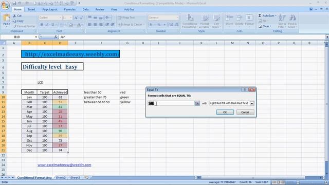 Highlight Cell in Excel with Conditional Formatting Hindi смотреть онлайн