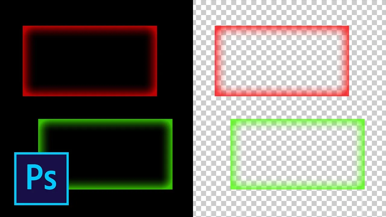 Как сделать свечение на прозрачном фоне в фотошопе смотреть онлайн