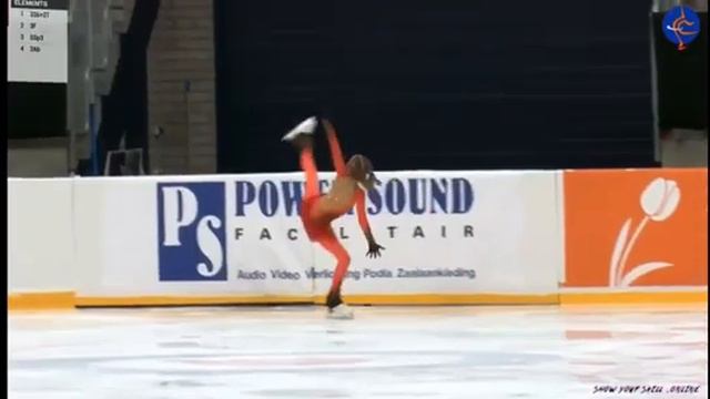 Venla Sinisalo💎CHALLENGE CUP 2023🇱🇺SP Advanced Novice✨ 11 year old 🇫🇮National Youth Team Skater смотреть онлайн