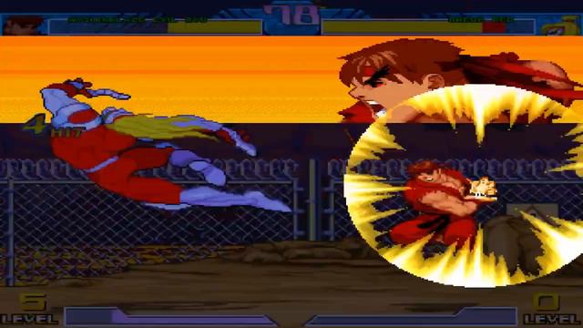 Mystikblaze Evil Ryu vs Omega Red. Marvel vs Street Fighter MUGEN Multiverse смотреть онлайн