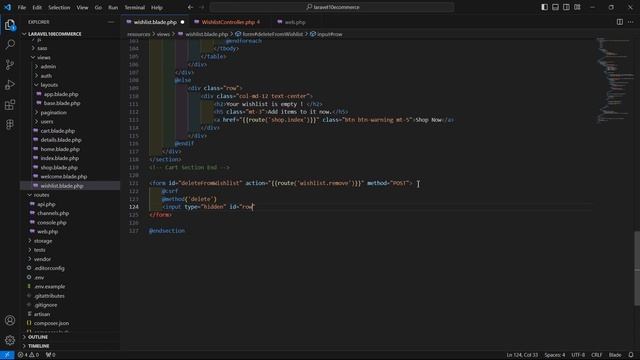 Laravel 10 E-Commerce Project - Remove Product from Wishlist смотреть онлайн