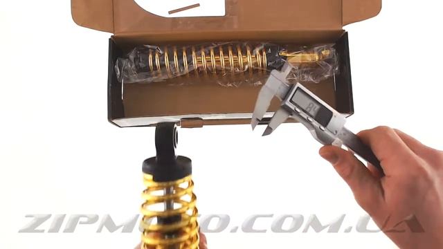 Амортизаторы (пара)   Delta   340mm, регулируемые   (золотистые)   NDT