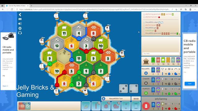 Wheat and bricks FTW ! | online catan | full gameplay смотреть онлайн