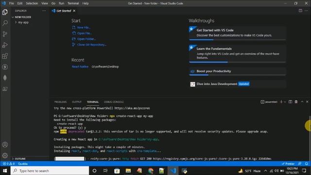 React JS Environment Setup | ReactJS Installation & Creating First React App смотреть онлайн