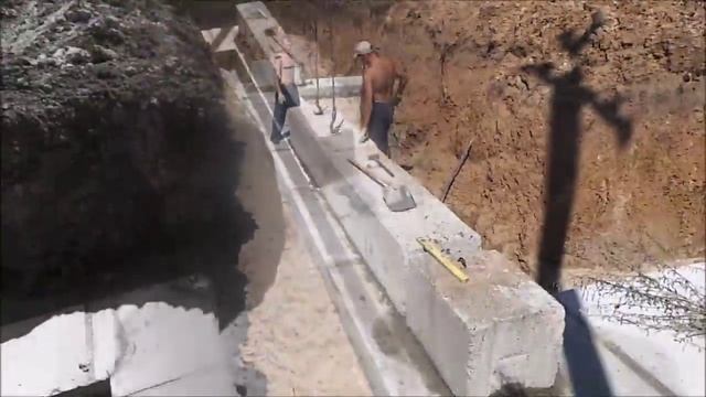 Фундамент из ФБС Блоков смотреть онлайн