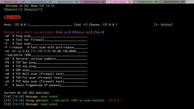 Pure ZSH semigraphical wrapper for NMAP scanner смотреть онлайн
