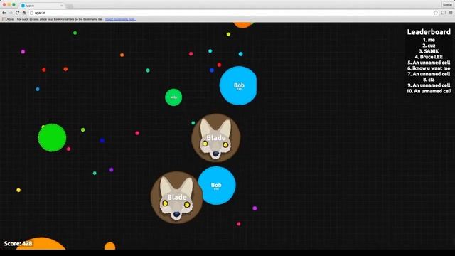 LetsPlay Agar.io #1 Bob the blob смотреть онлайн