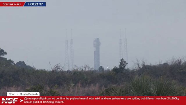 SpaceX Falcon 9 Launches Starlink 6-40 смотреть онлайн