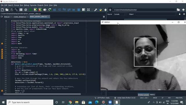 Real Time emotion analysis (Sound and face) using python, deep neural networks смотреть онлайн
