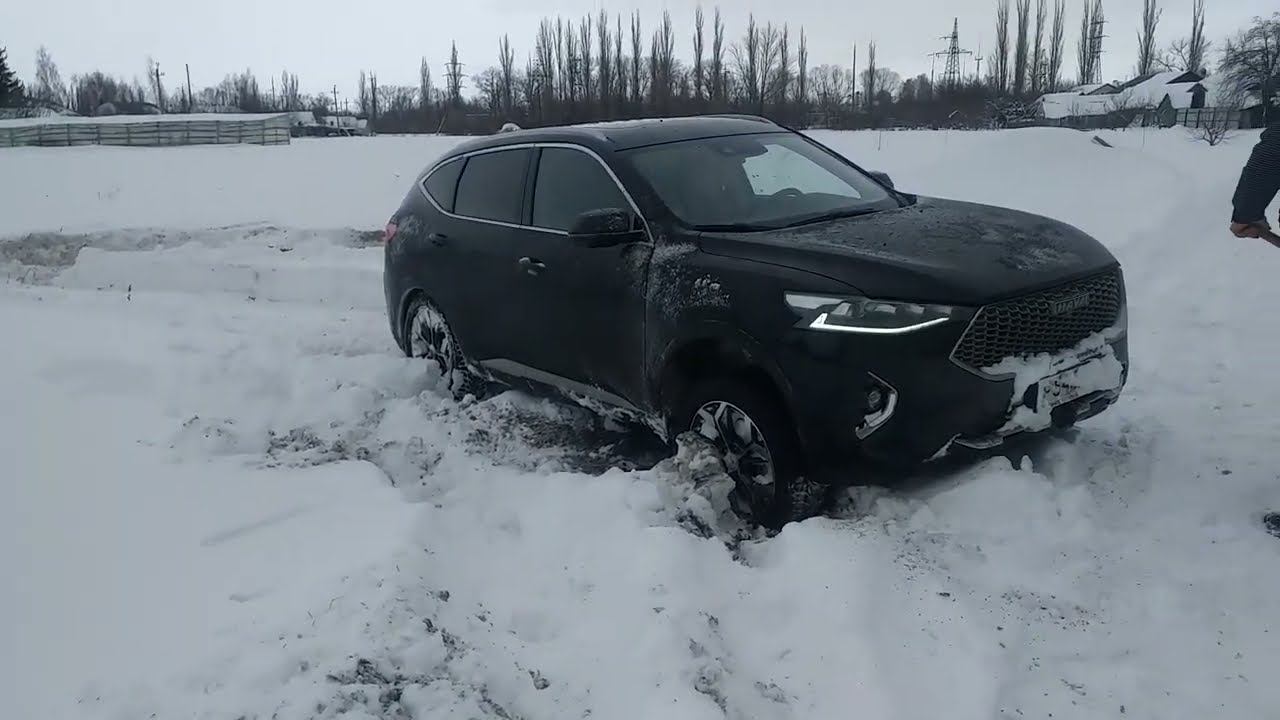HAVAL F7 ( Хавал ф7 ) по снегу смотреть онлайн