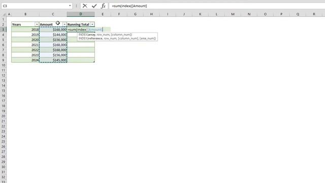 How to calculate running totals in Excel Tables смотреть онлайн