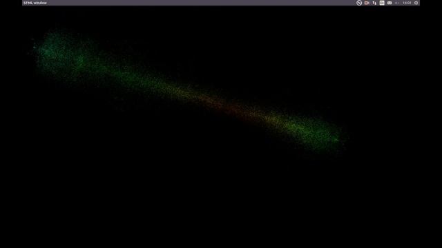 Particle system via C++/SFML/glsl смотреть онлайн
