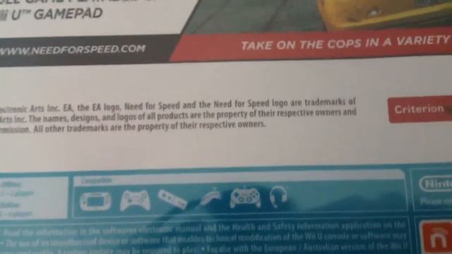Unboxing Nintendo Wii U Need For Speed Most Wanted U смотреть онлайн
