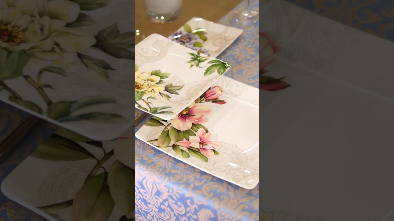 Идея для сервировки стола в классическом стиле от Villeroy & Boch #посуда смотреть онлайн