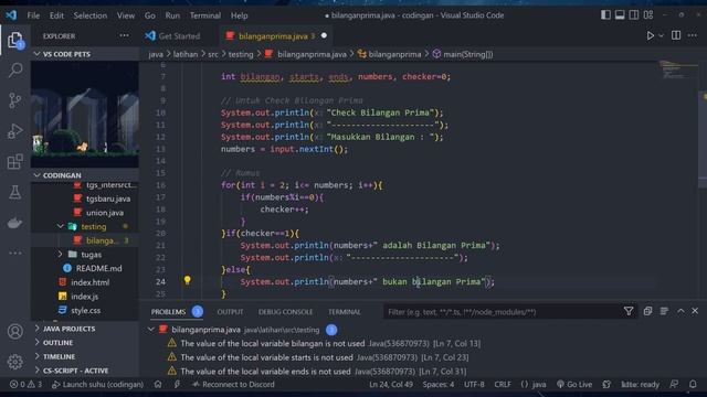 Program Java | Bilangan Prima | Check dan Deret Bilangan Prima | yezc смотреть онлайн