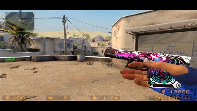 Пак скинов для Counter-Strike: Source Offensive смотреть онлайн