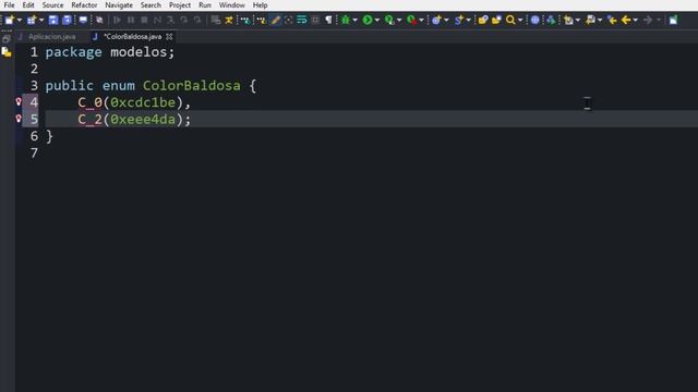 Java Curso: 280 Proyecto 7 - Creación Paquetes, Clases y la Enumeración para Colores de las Baldosa смотреть онлайн