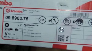 Тормозные диски Brembo Max 09.8903.75