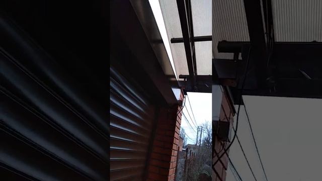 Монтаж Навеса