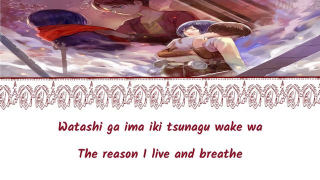 No Matter Where You Are - Mikasa's Character Song - Lyrics【Romaji+Eng】