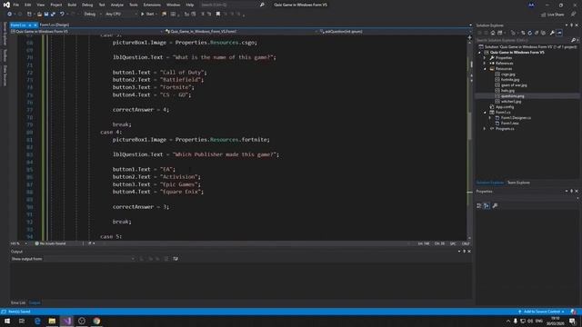 C# Tutorial - Make a multiple choice quiz game using Win Forms (Audio Improved) смотреть онлайн