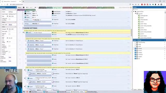 Creating a game in Construct 3 from scratch: part 40. Making the sound options screen work. смотреть онлайн