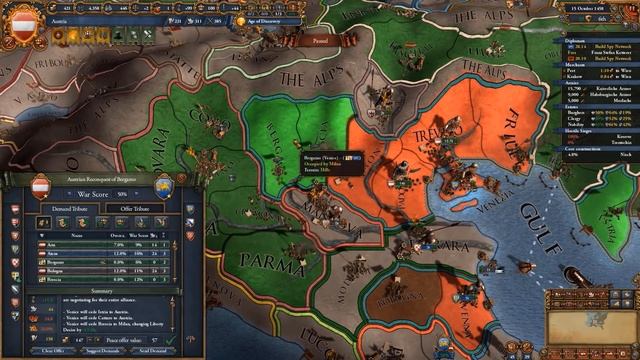 5 Personal Unions By 1452?! Easy World Conquest EU4 Austria Guide смотреть онлайн