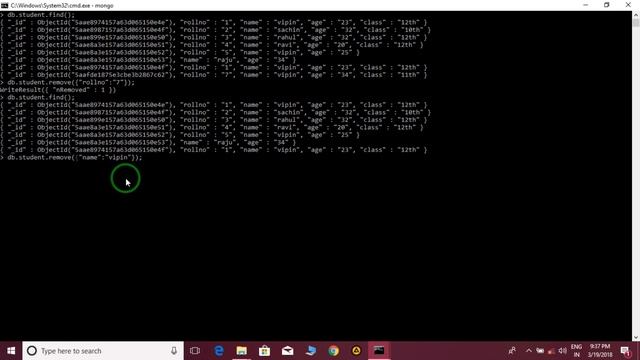 Deleting documents in MongoDB смотреть онлайн