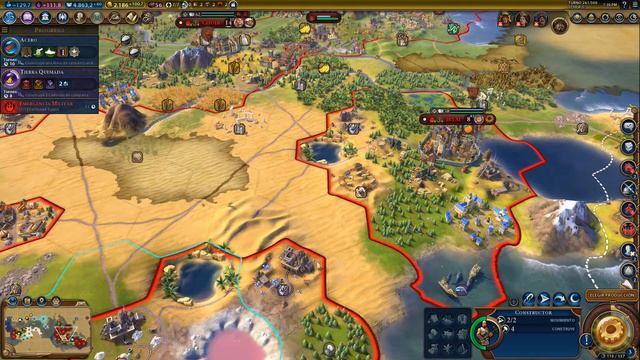 Civilization 6 - RISE AND FALL - MONGOLIA #16 FORZANDO LA PAZ | gameplay español смотреть онлайн