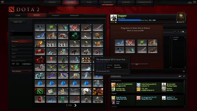 Dota 2 International Compendium (Night Stalker Reward) смотреть онлайн